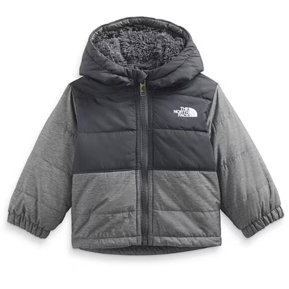 The North Face Quilted Chimbo Reversible Fleece Full-Zip Hooded Jacket, Size 2T